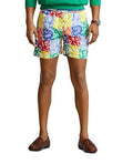 Ralph Lauren Men's Traveler Classic Sizewim Trunk Yellow Sizeize Medium