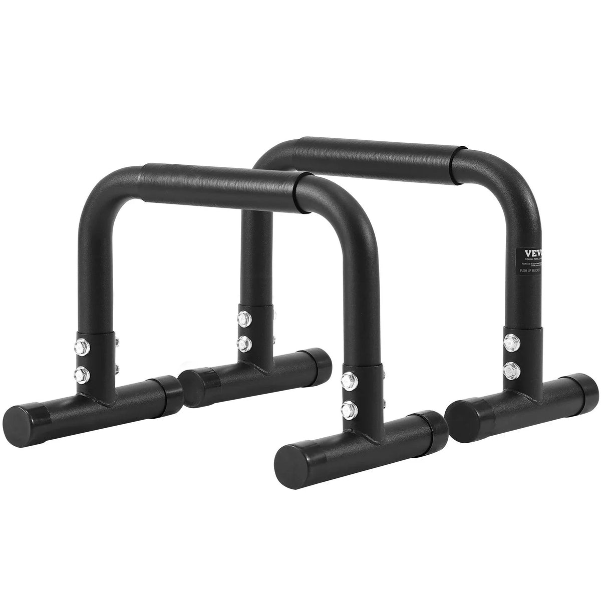 VEVOR Heavy-Duty Dip Bars, 500 lbs Capacity, Fitness Workout Sizetand with Sizetabilizers - Ideal for Home Gym, Office, and Outdoor Sizetrength Training