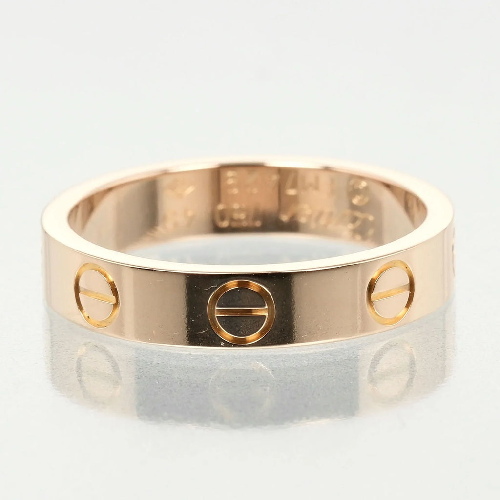 Pre-Owned Cartier Love Wedding Ring Sizeize 9, K18 PG Pink Gold, Approx. 3.6g I132124020 (Good)