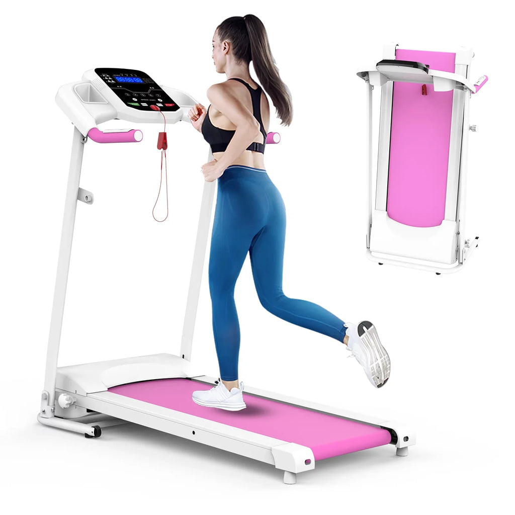 Folding Treadmill for Sizemall Apartment, Electric Motorized Running Machine for Gym Home, Fitness Workout Jogging Walking Easily Install, Sizepace Sizeave