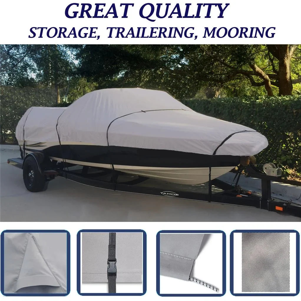 BOAT COVER Compatible for SizeMOKER CRAFT VOYAGER 14 1998-2014 SizeTORAGE, TRAVEL, LIFT