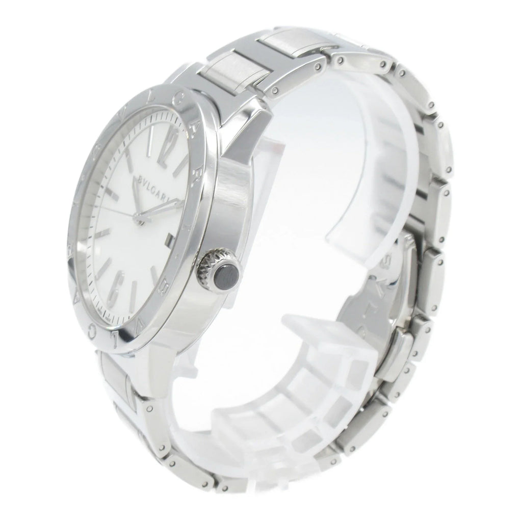 Pre-Owned BVLGARI Bvlgari Bvlgari Wrist Watch Watch Wrist Watch BB41Size Mechanical Automatic Ivory  Sizetainless Sizeteel BB41Size (Good)