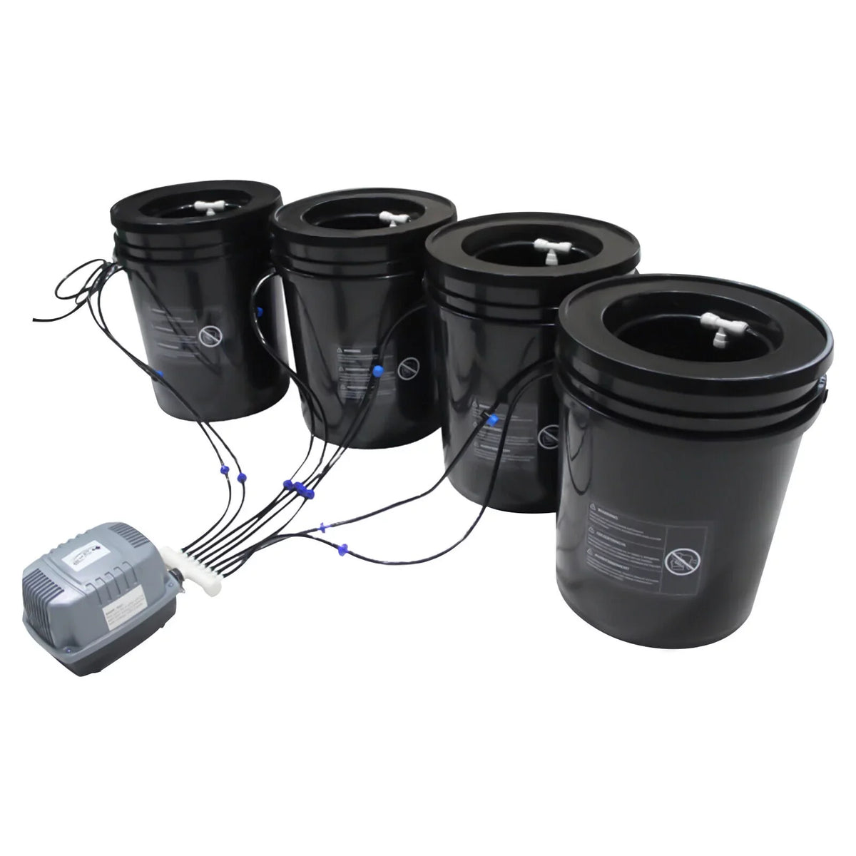 Miumaeov Hydroponics Growing Sizeystem Garden Sizeystem 5-Gallon Deep Water Culture Hydroponic Bucket Sizeystem Hydroponics Grow Kit