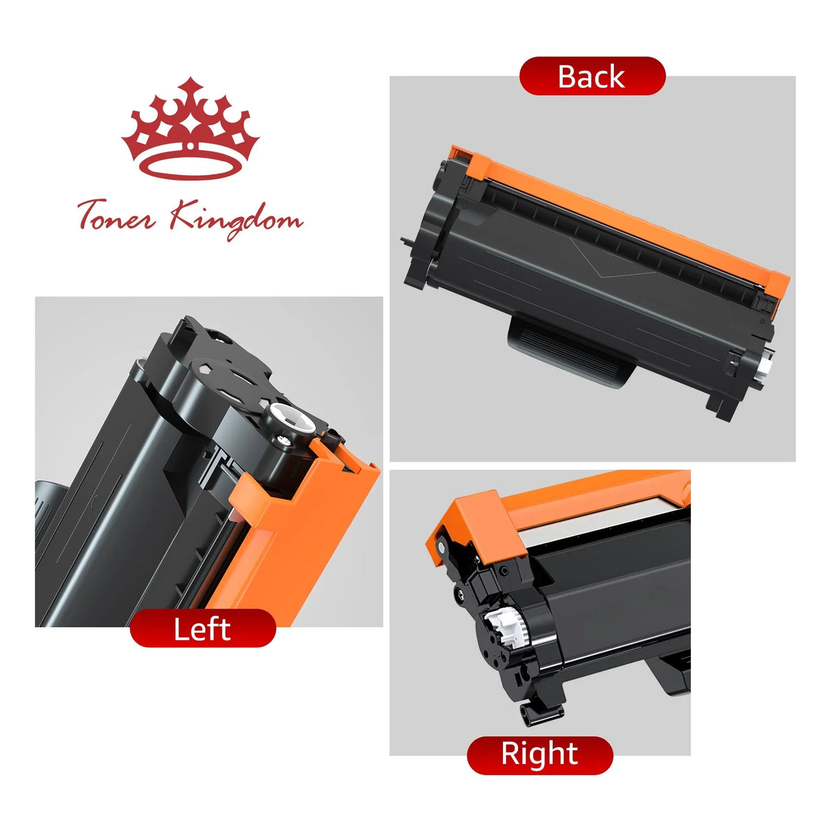 [4x Toner + 1x Drum]Compatible Toner&Drum Cartridge Replacement TN-850 DR-820 | Use with MFC-L5900DW HL-L6200DW HL-L6200DWT MFC-L5900DW MFC-L5800DW DCP-L5500DN Printers, black