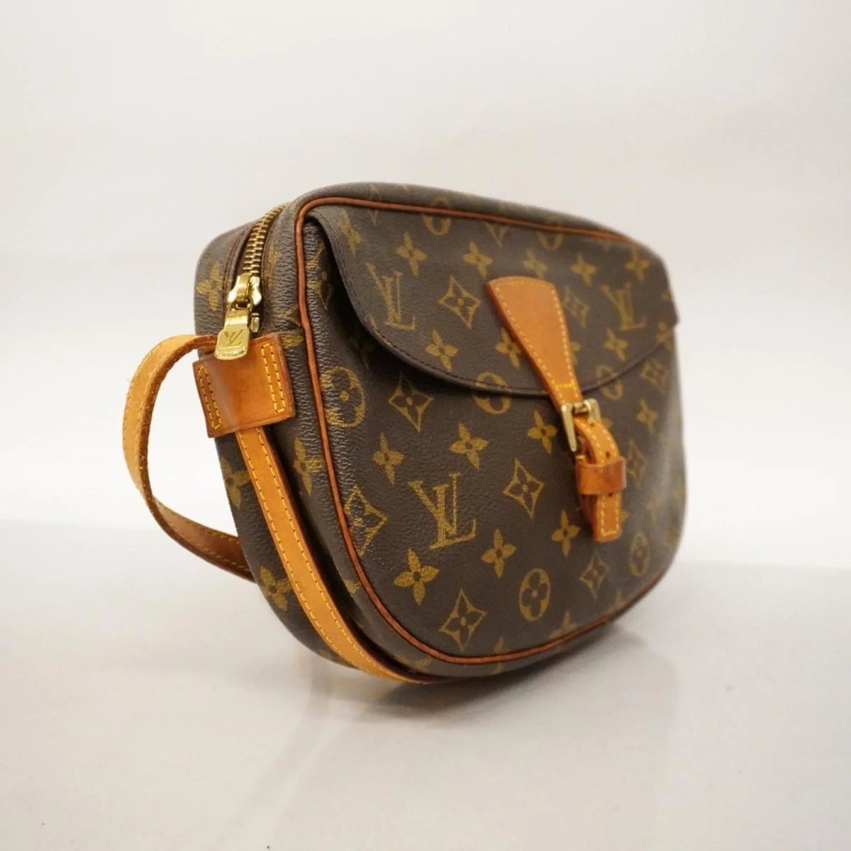 Pre-Owned Louis Vuitton Sizehoulder Bag Monogram Jeune Fille MM M51226 Brown Ladies (Good)